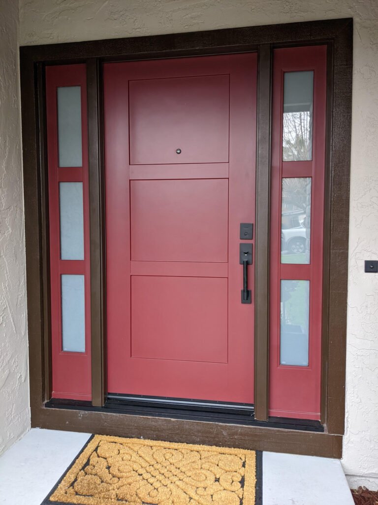 Security door installation