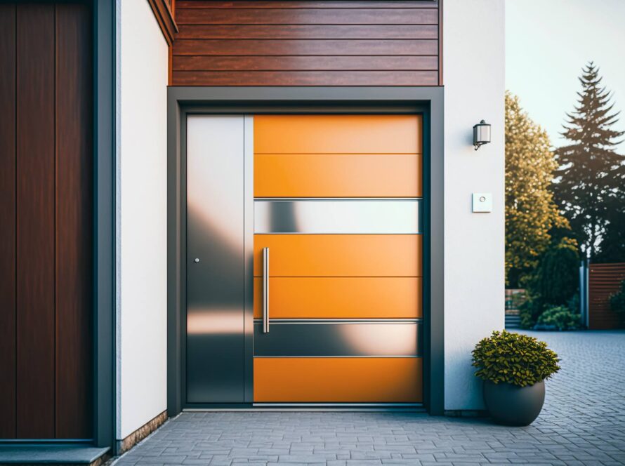 Aluminum door installation in Bay Area