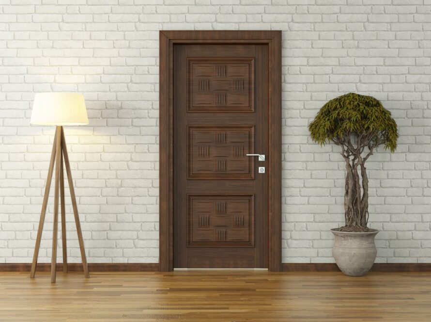 Wood door installation in Bay Area